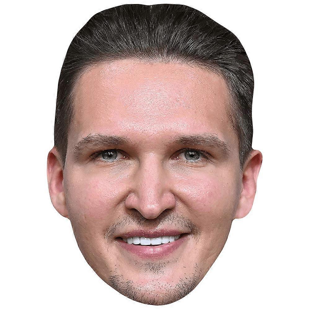 Chris Kowalski (Smile) Celebrity Mask, Flat Card Face