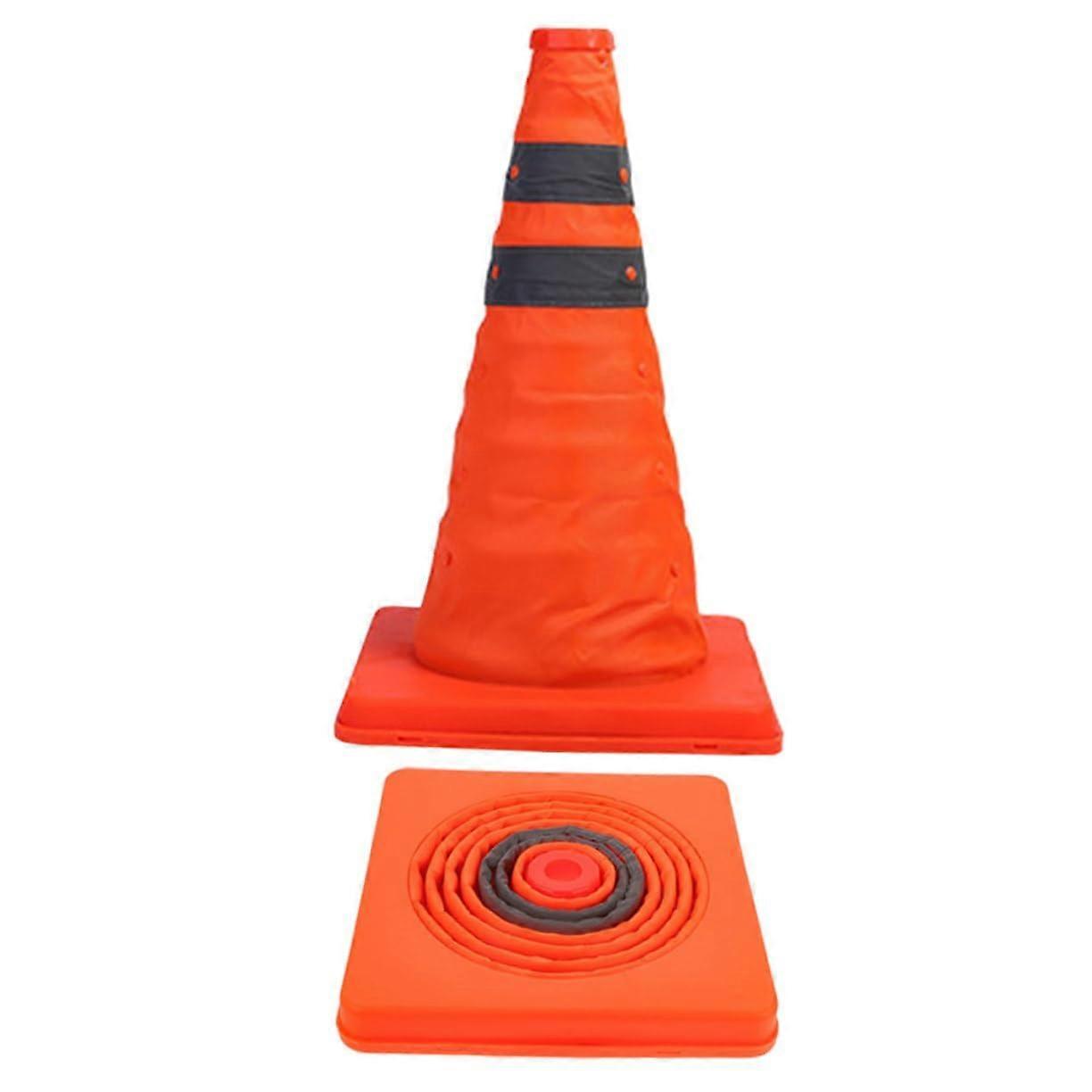 Isolation pile 1.2 pieces, traffic safety cone, warning cone, reflective cone track safety column guardrail for outdoor roads (1pc)