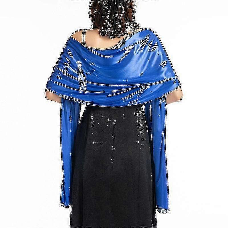 Evening Party Wrap Dresses with Satin Capes and Boleros