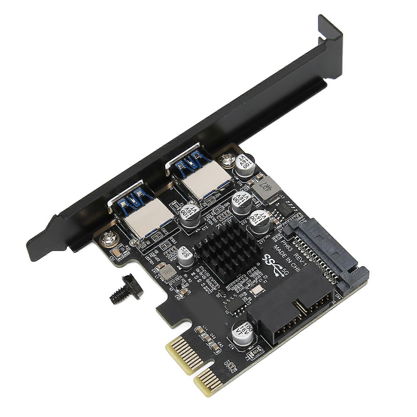 Czteroportowa karta adaptera rozszerzeń USB 3.0 Pcie PCIE do USB3.0 dla systemu Windows / dla systemu operacyjnego / dla systemów Linux