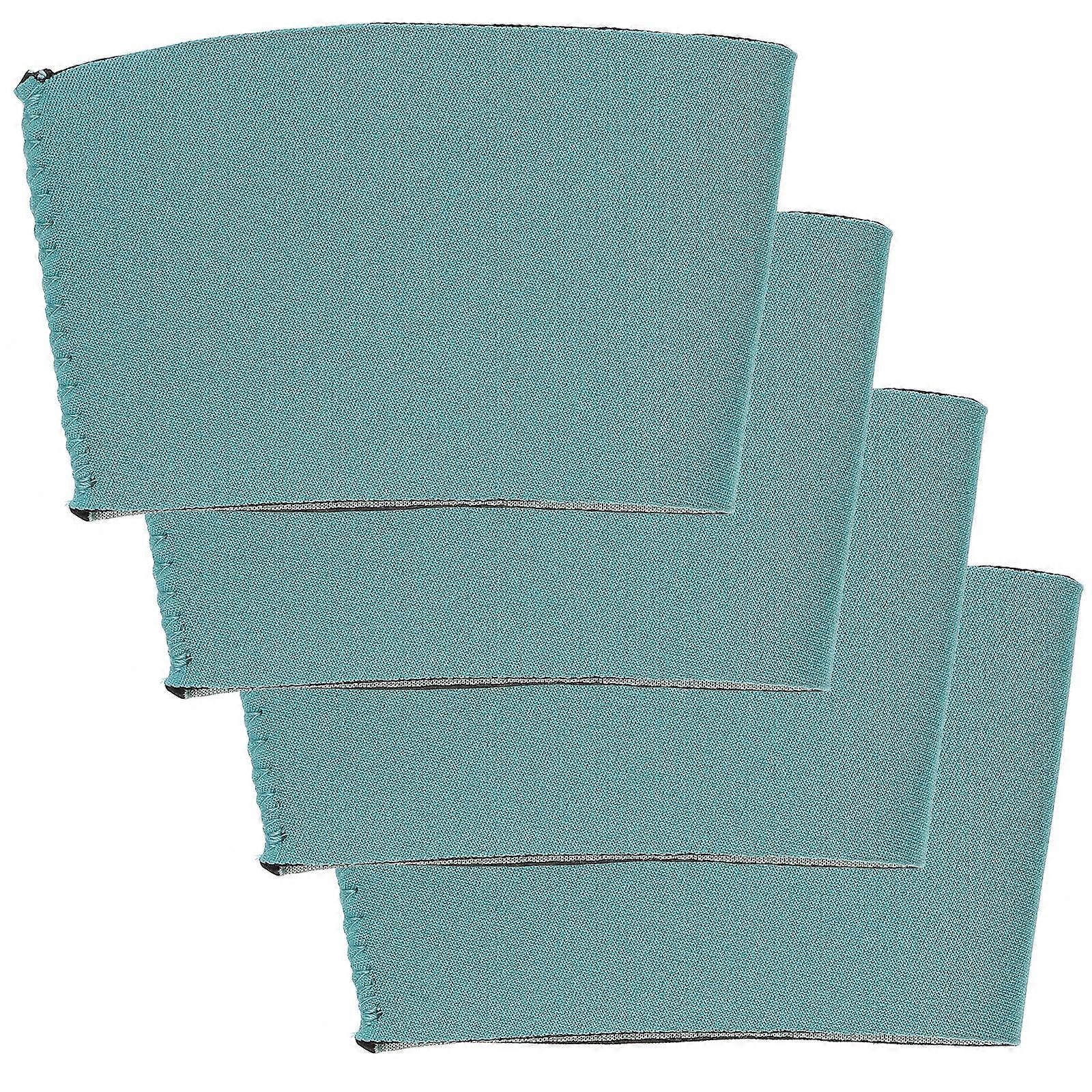 Reusable Coffee Sleeves for Cold Drinks Blue Neoprene Cup Covers with Insulation for Hot or Cold Use Fits Most Sizes