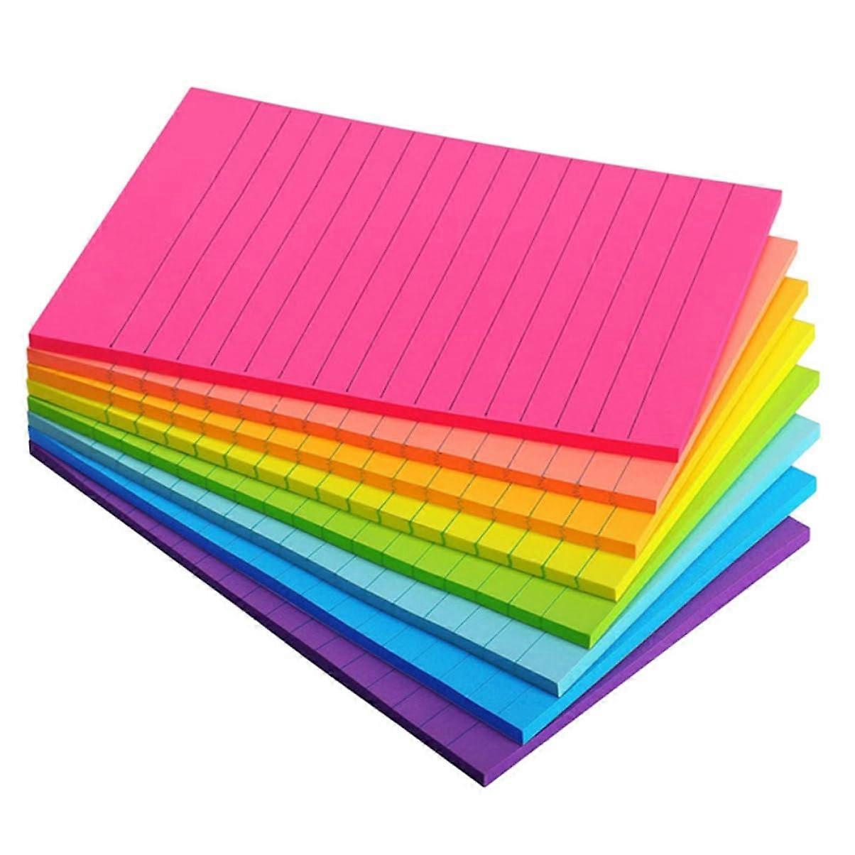 8piece horizontal selfadhesive memo pad set, portable sticky notes