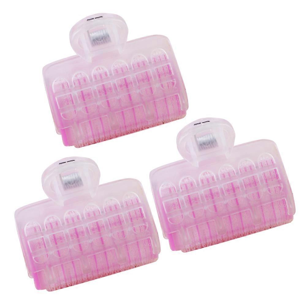 Pro Salon Hairdressing Curlers No Chemical Damage Recyclable Styling Tools 9Pcs Pink 65x6cm