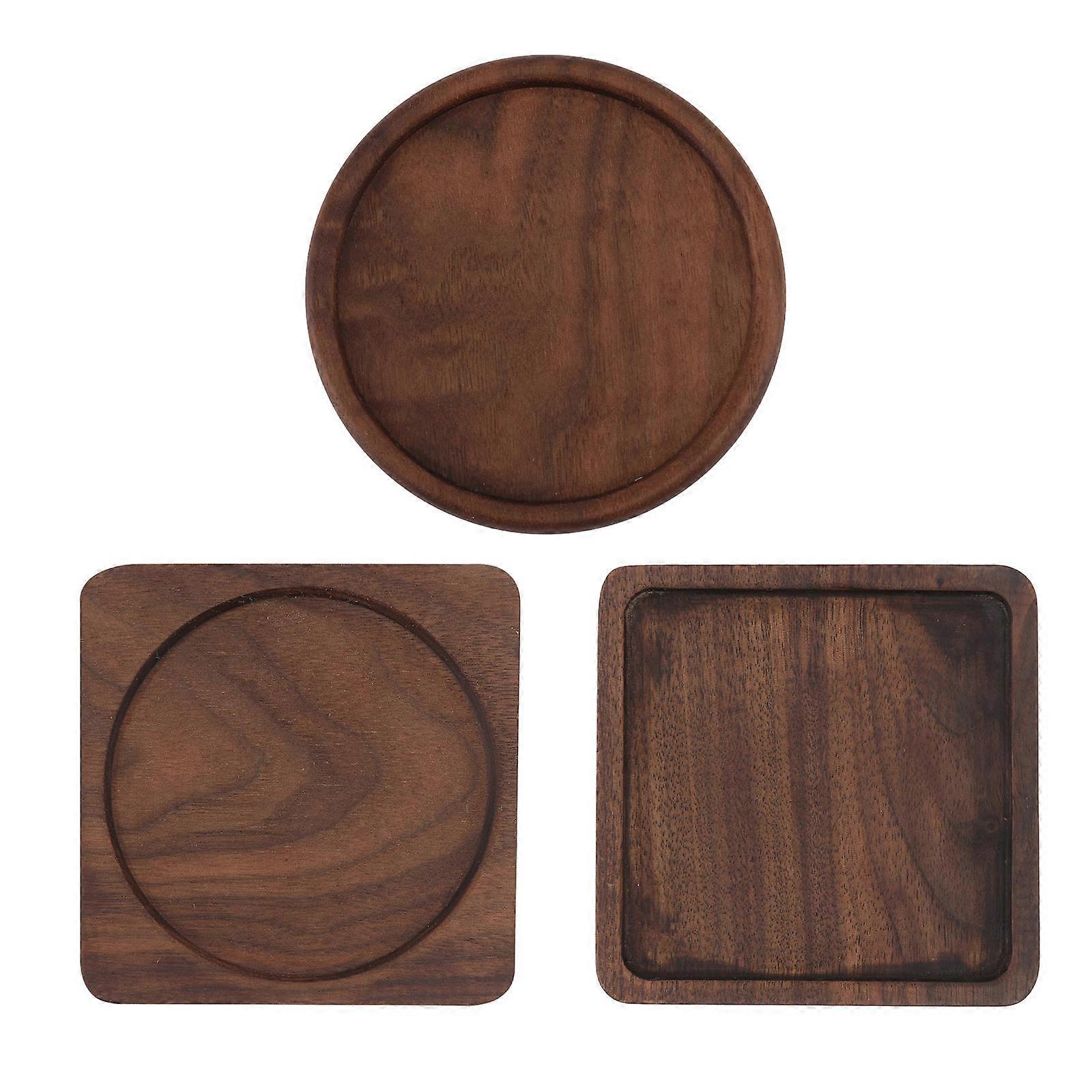 Heat Insulation Pad Tea Coaster Support Cups Home Users 8.8x8.8cm 3Pcs