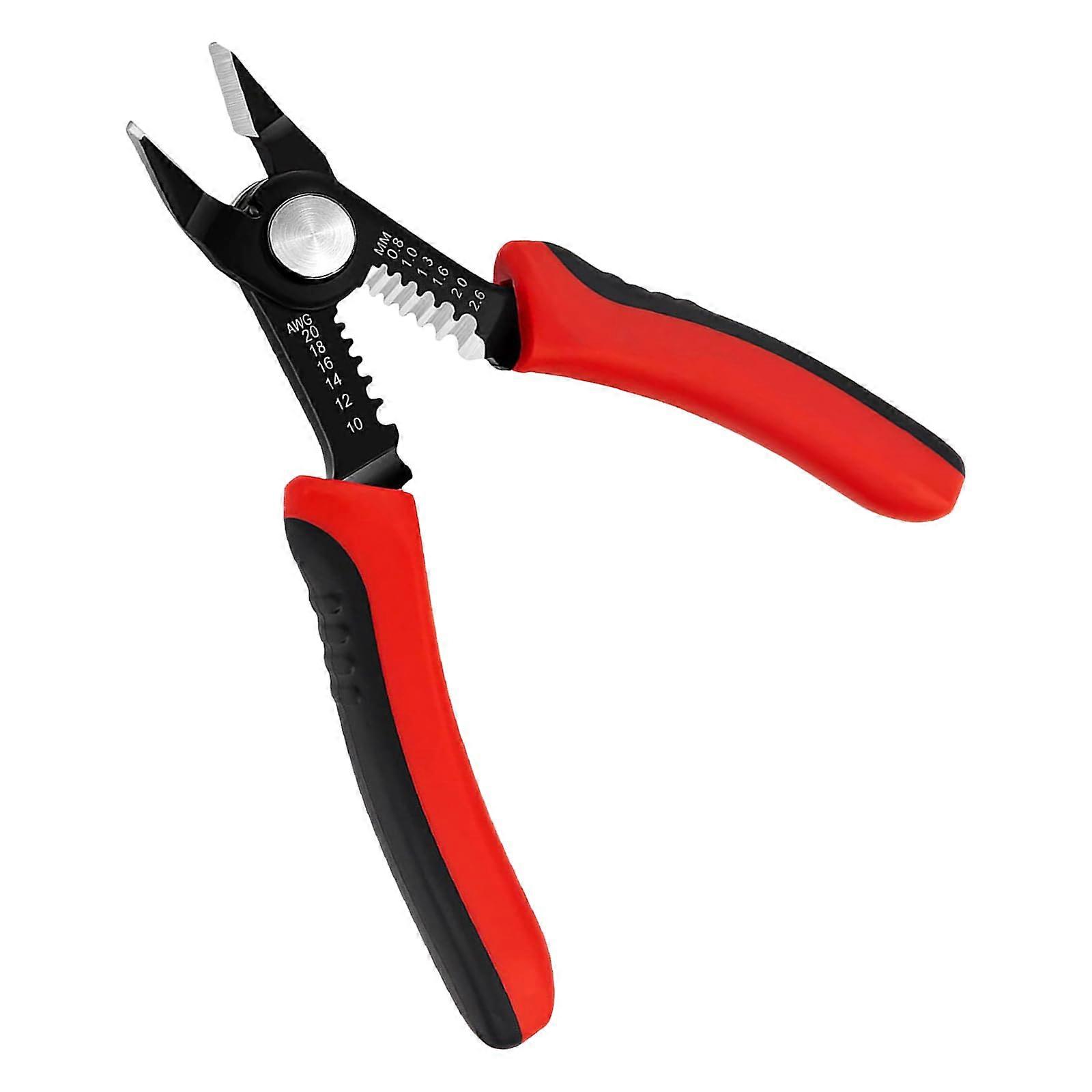 Precise Wire Stripper and Crimping Tool with Comfortable Grip, 12.7 cm (5 inch) Length for Electrical Work