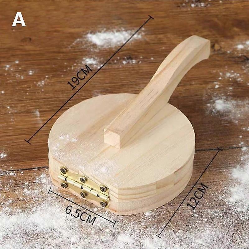 Solid Wood Dough Press Tool Quick Easy Dumpling Skin Presser Home Dumpling Wrapper Skin Making Mold Kitchen Pastry Baking Tools