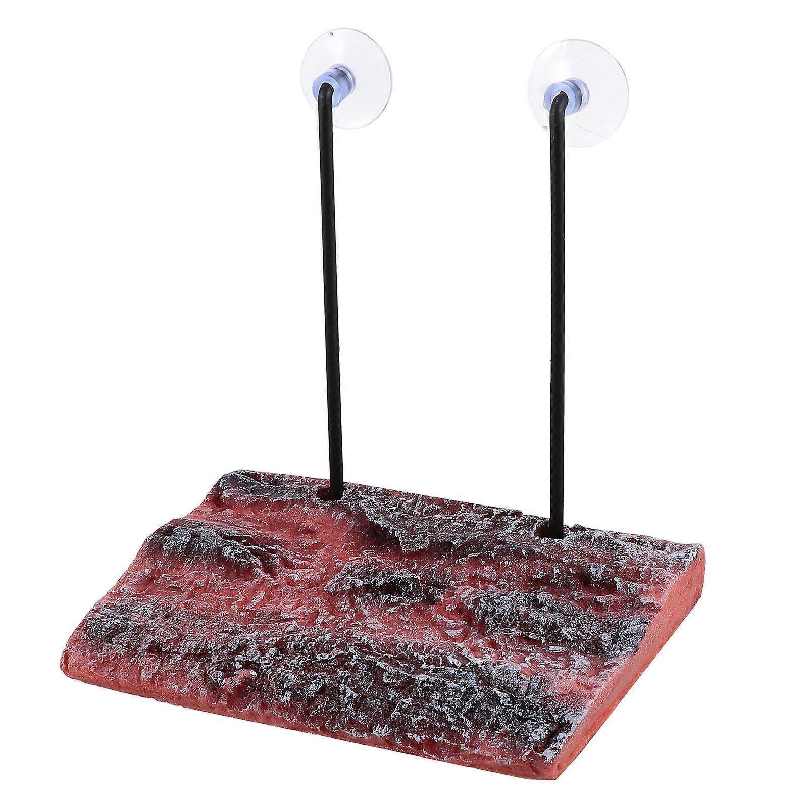 Turtle Tank Basking Platforms Floating Island for Turtles Natural Environment 18.5X12.5X17CM 1Set