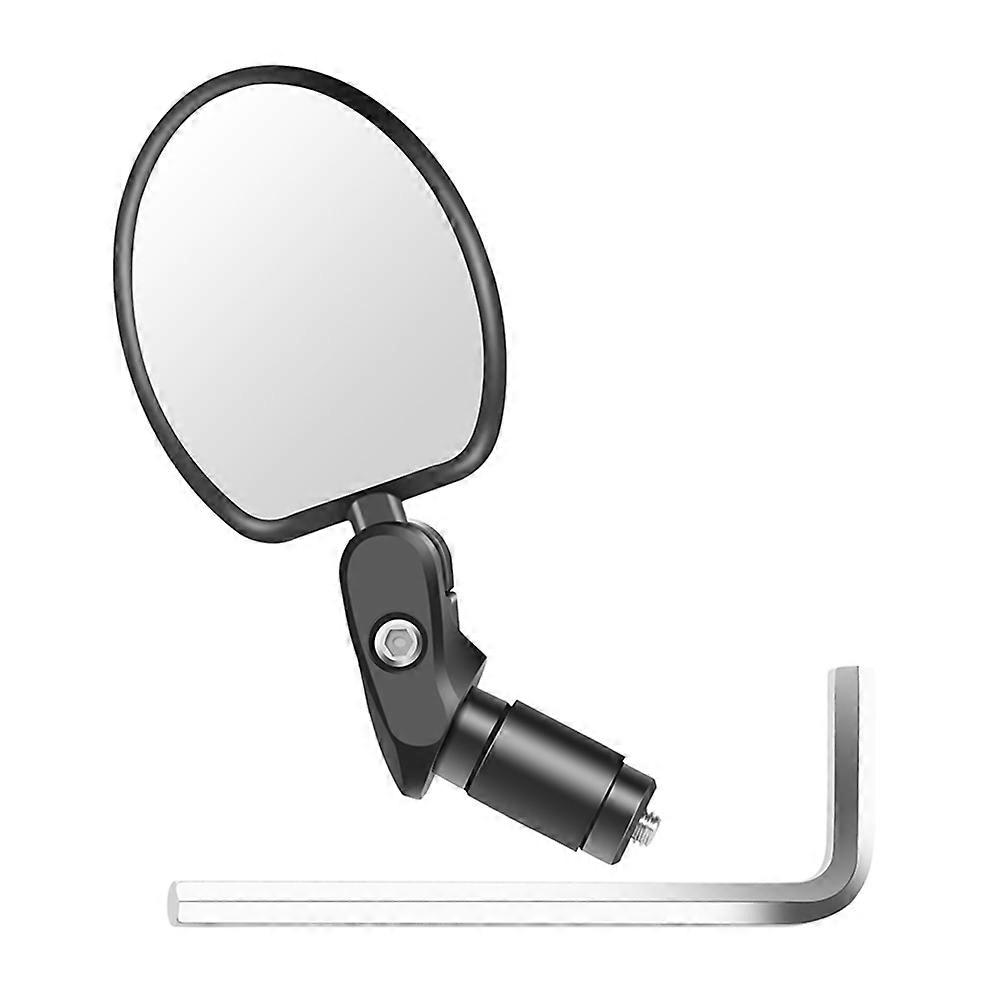 Bike Handlebar Rear View Mirror with Acrylic Material for Safe Cycling Black
