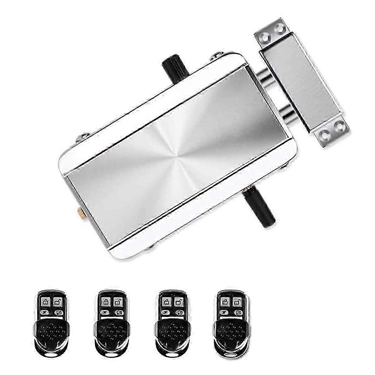 Electronic Door Lock, Smart Wireless Anti-Theft Home Security Door Lock Access Control System with 4