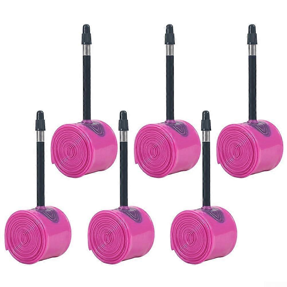 700C bicycle tube for TPU, suitable for gravel and road biking, lightweight design, improved handling and climbing speed, 6 pieces, 18–23C.