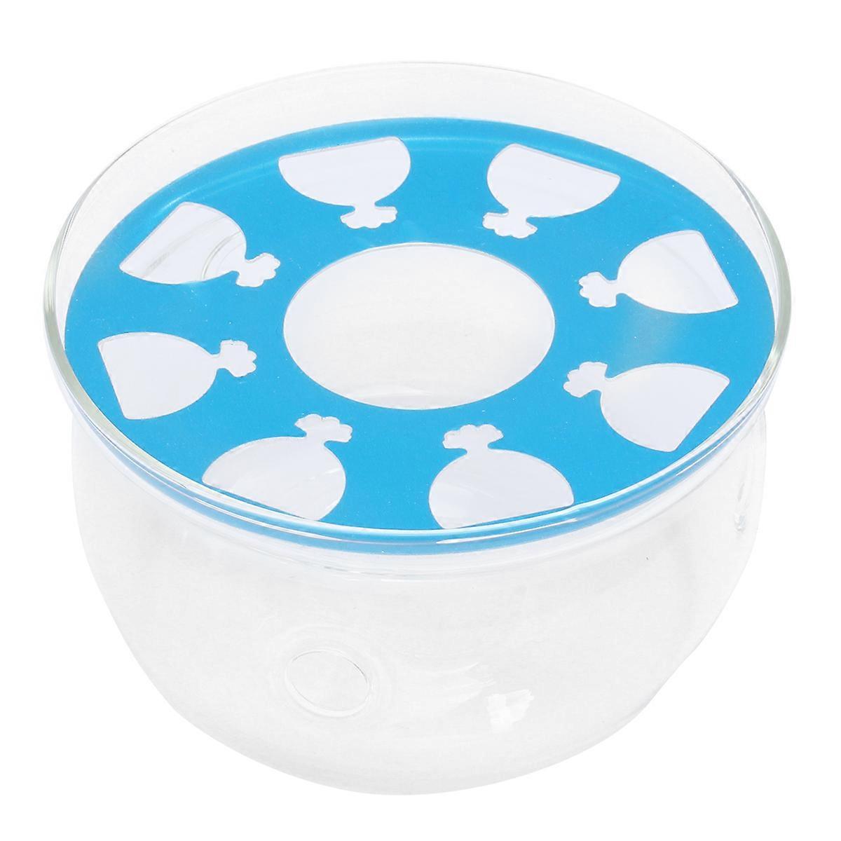 Glass Base for Tea Pot Round Shape Insulated Furnace Base Heating Base 1Pc
