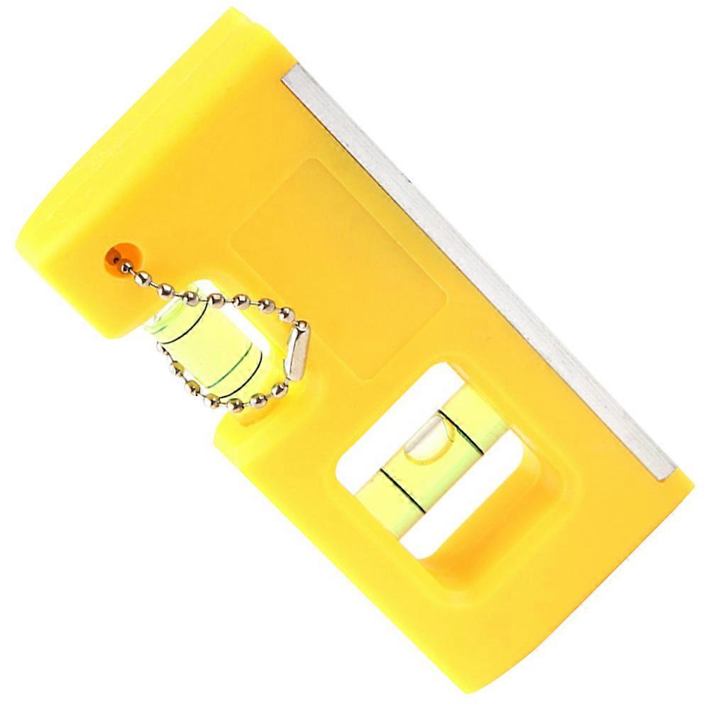 Μέτρηση υψηλής ακρίβειας Μίνι μετρητής στάθμης Εργαλείο χωροστάθμησης Αποθήκευση τσέπης Πλαστική πολυλειτουργική μέτρηση 3.9×1.8×0.8in 1Set