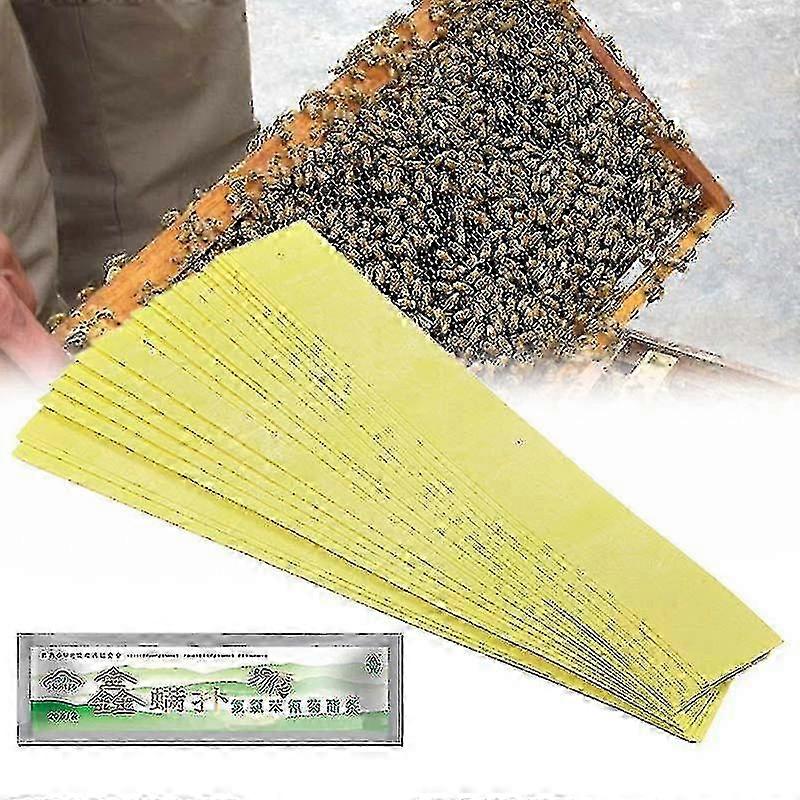 2025 40pc Varroa Strips Fluvalinate Bee Mite Killer Treatment Tool Beekeeping Pest Control