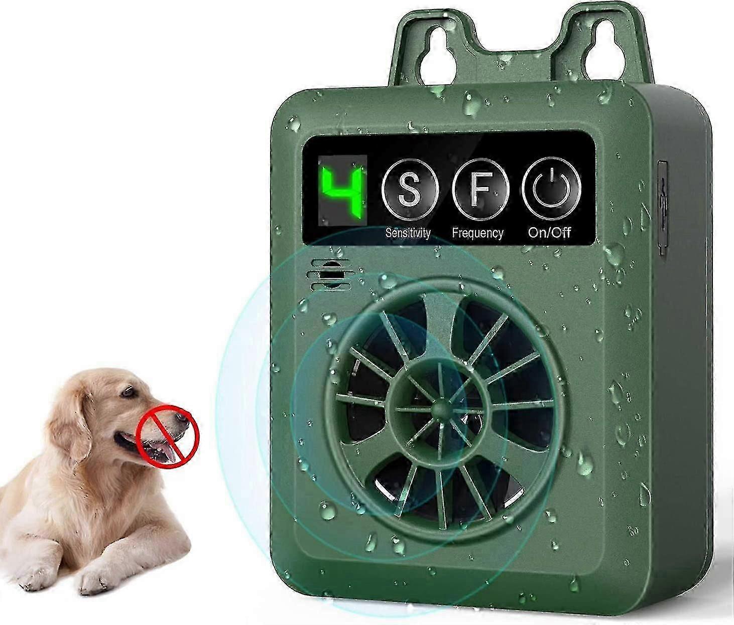 Adjustable Ultrasonic Dog Bark Control - Teaching Function Included