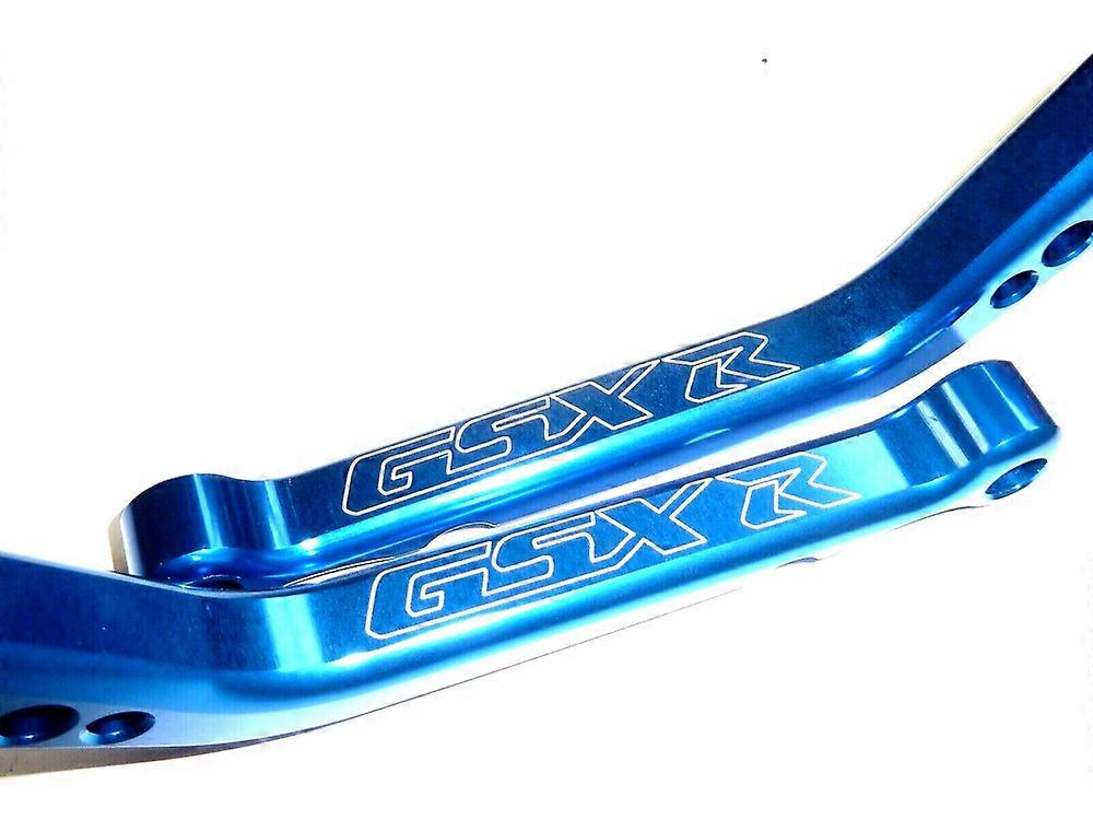 Si applica a SUZUKI GSXR 1000 2009-2024 LEVE FRENO + FRIZIONE LUNGHE BLU DA CORSA SU STRADA DA PISTA