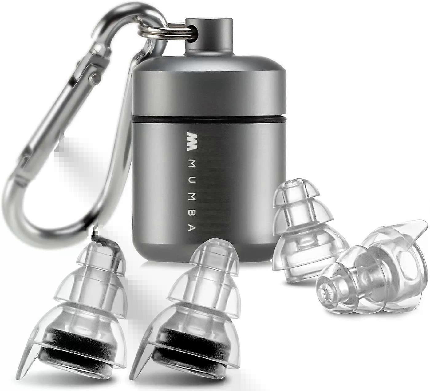 High Fidelity Concert Earplugs, Reusable Musicians Ear Plugs with 24Db Advanced Filter, Noise Reduction