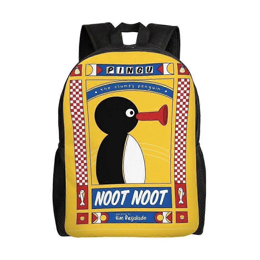 Pingu 多用途バックパック ウォッシャブル カジュアル スタイル スクール スクール バックパック トレンディ オックスフォード クロス コンピューター バッグ ユニセックス-hjka3105