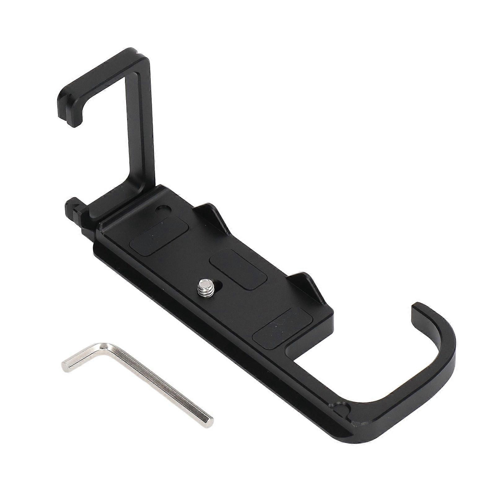 Camera Vertical Quick Release Plate L Shaped Vertical Handle Camera Stabilizer for GH6 Camera 3/8in 1/4in Thread