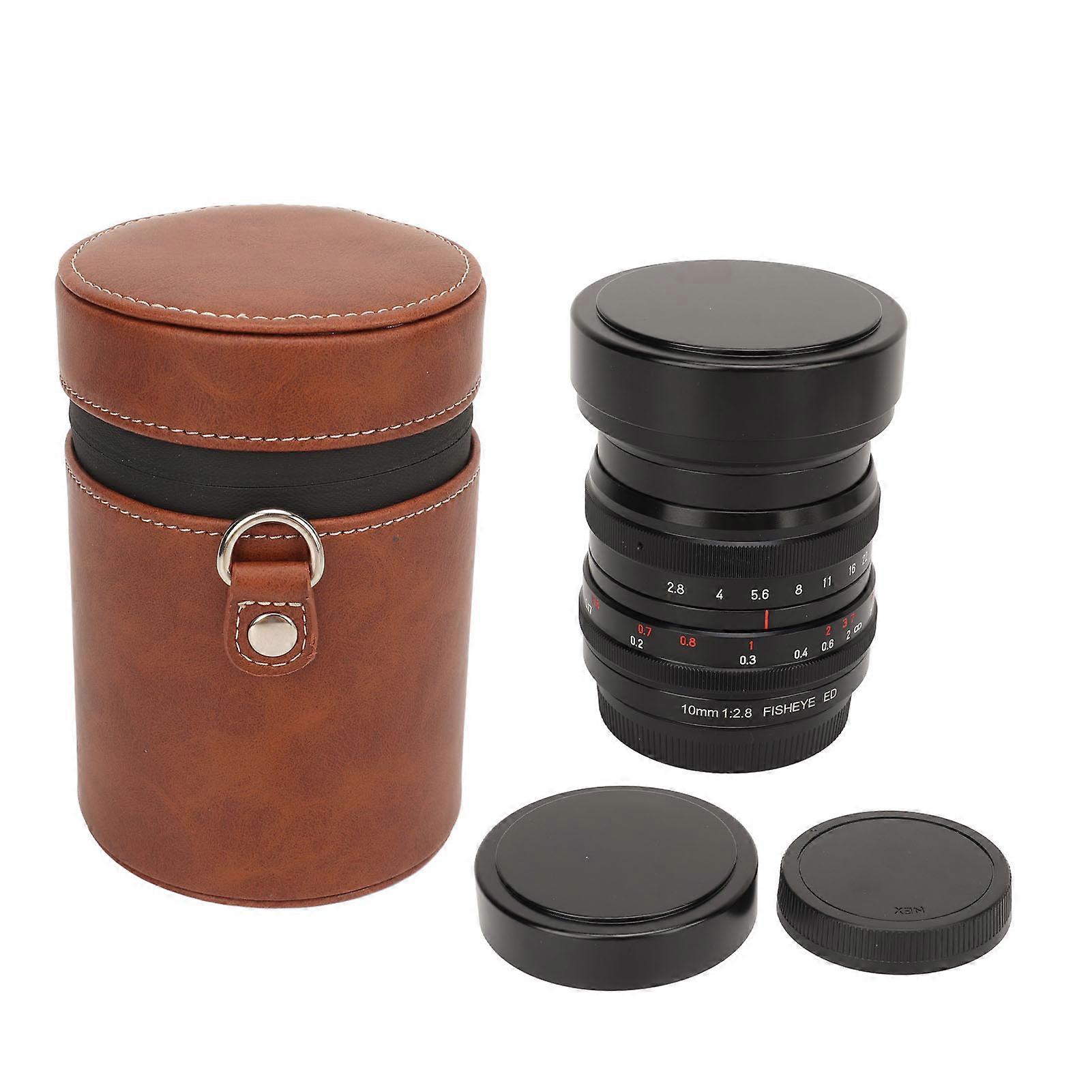 10mm F2.8 Fisheye Lens for E Mount Camera 178 Degree Ultra Wide Angle Large Aperture Manual Focus Full Frame Fisheye Lens for A7 A7II A7R A7RII