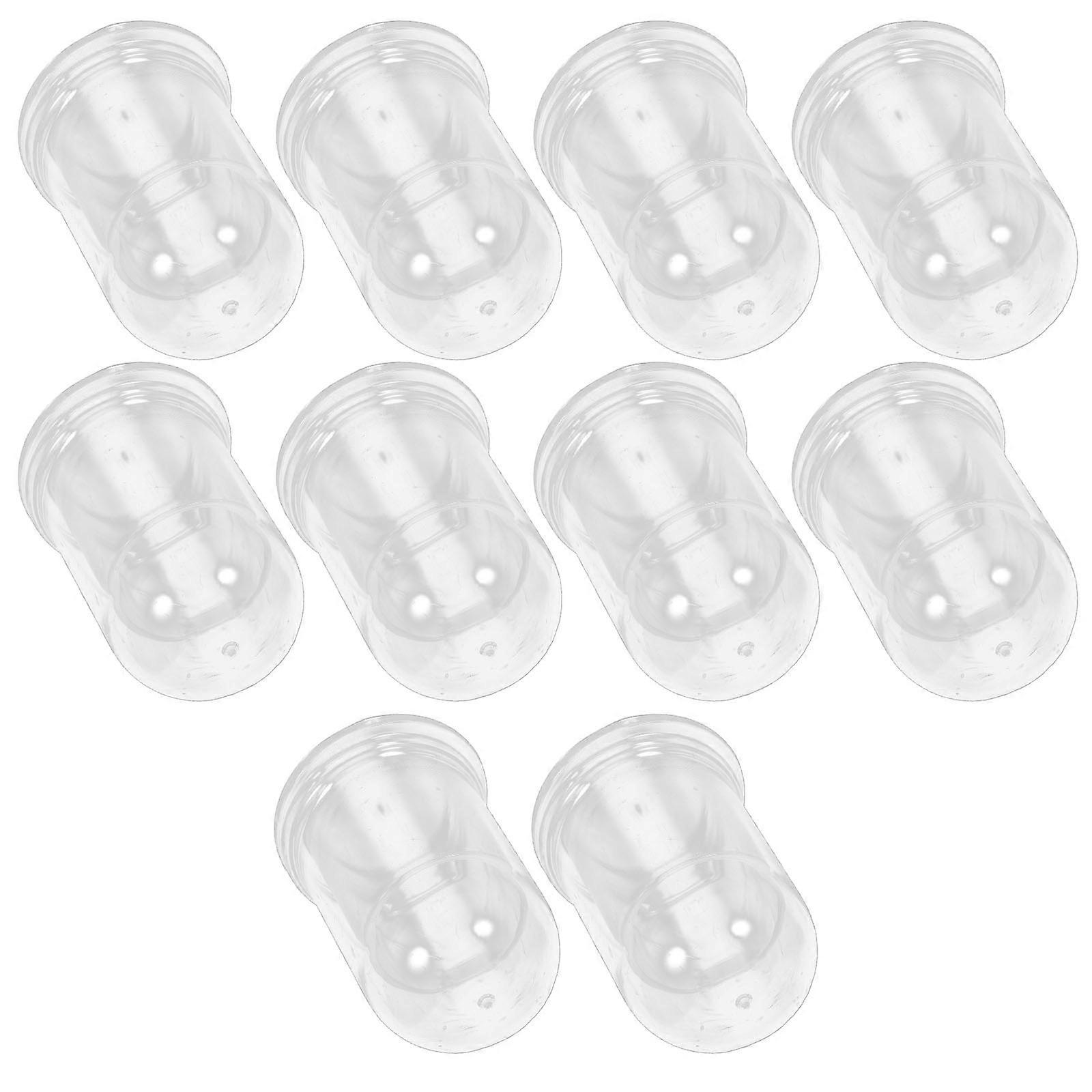 Acrylic Toothpick Holder Transparent Storage Box Dust-Proof Easy Use Restaurant Travel 10Set