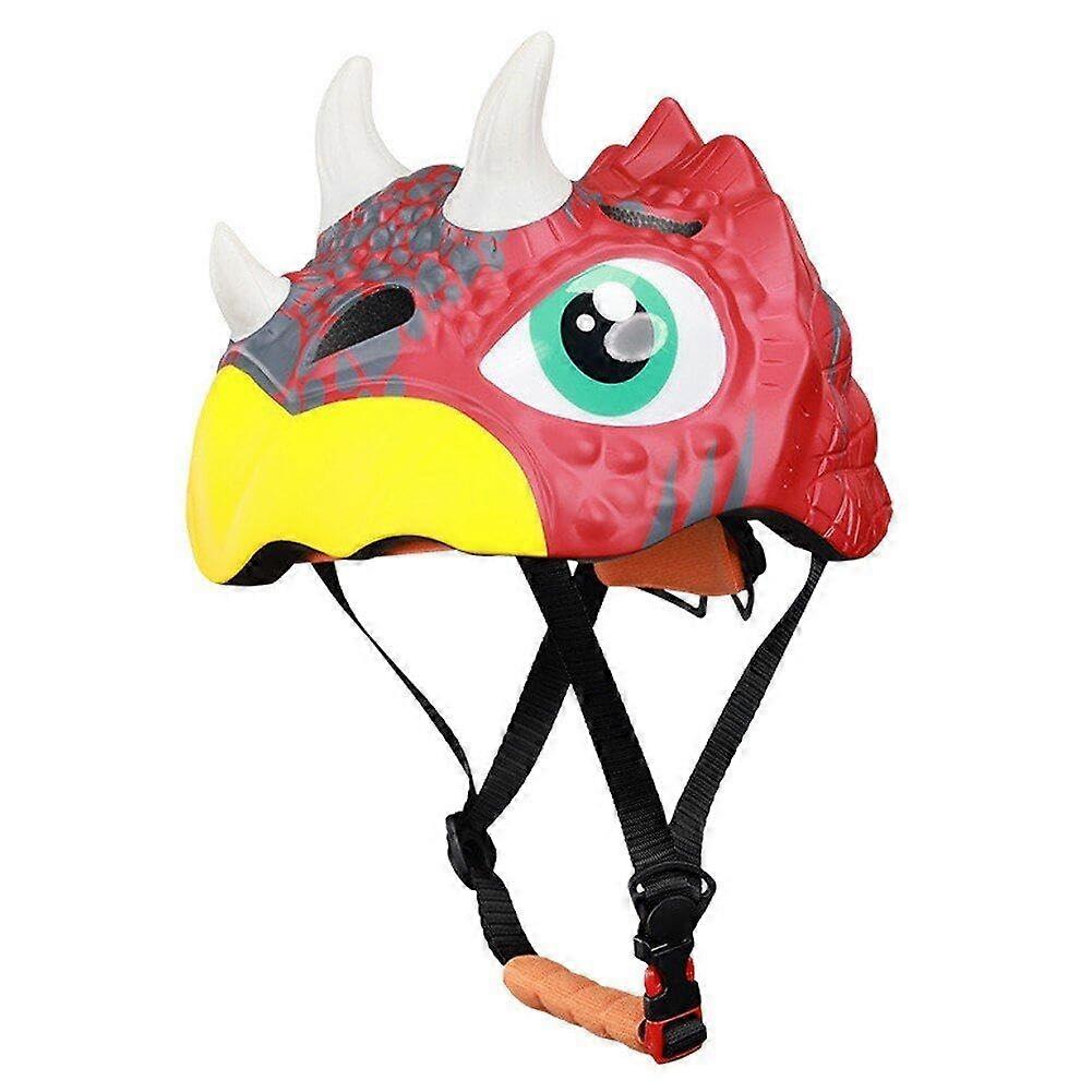 Verstellbarer Kinderhelm Fahrrad Cartoon Dinosaurier Jungen Mädchen Fahrradhelme