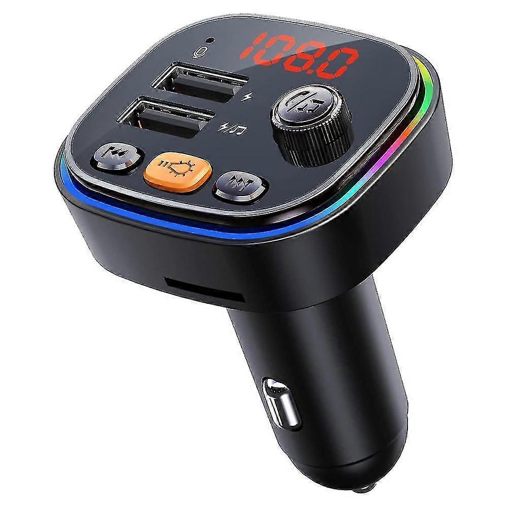 Car Bluetooth Fm Transmitter Wireless Radio Adapter With Microphone SZRH A-H