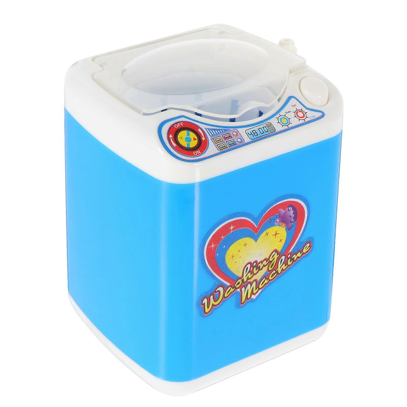 Children Playing Washing Machine Toy Educational Plaything with Drain Basket