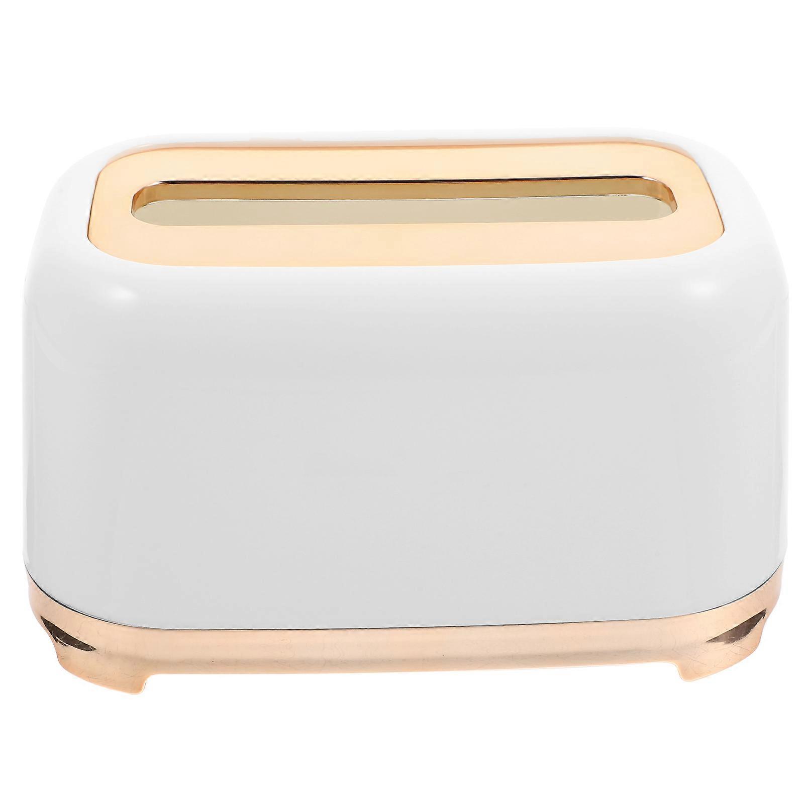 Elegant Style Tissue Holder For Home Use Modern Design Golden Color Dust-Proof 1Pcs
