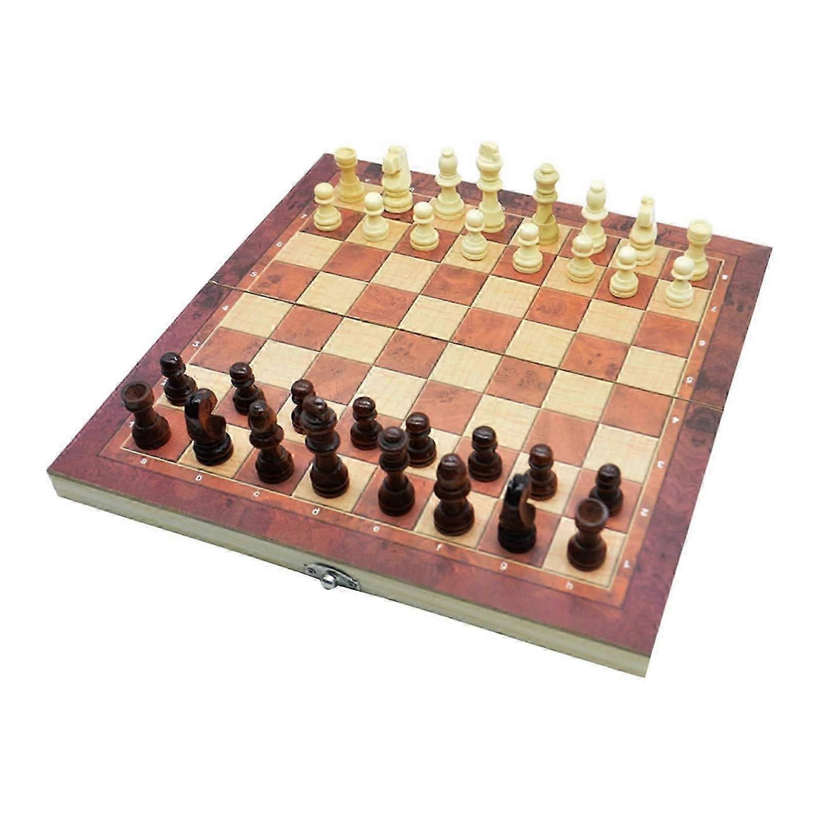 Magnetic Chess Game Folding Chesses Game Set with Magnetic Pieces Portable Table Games Toys