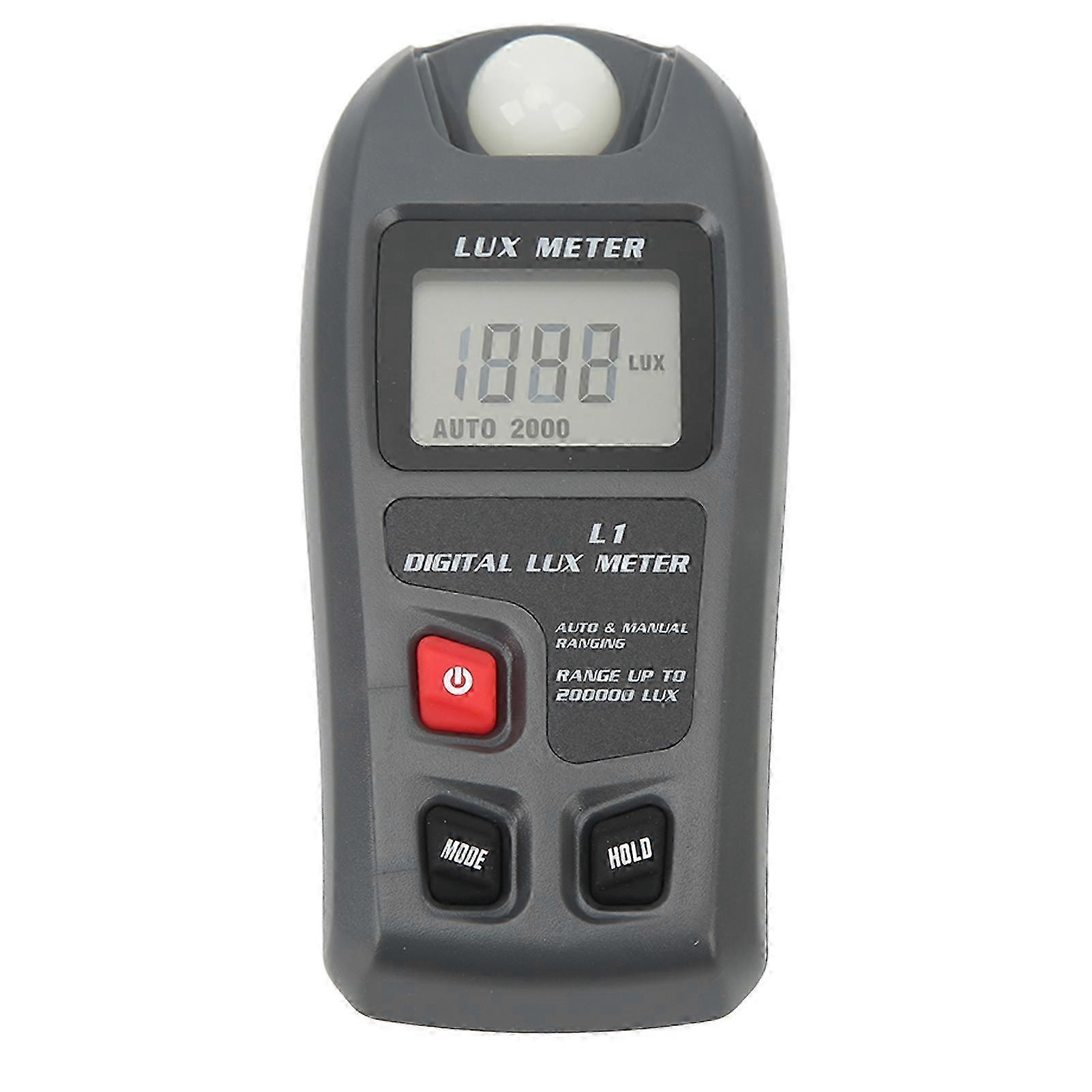 Digital Light Meter Illuminance Tester Luxmeter with Auto Shutdown and LCD Display