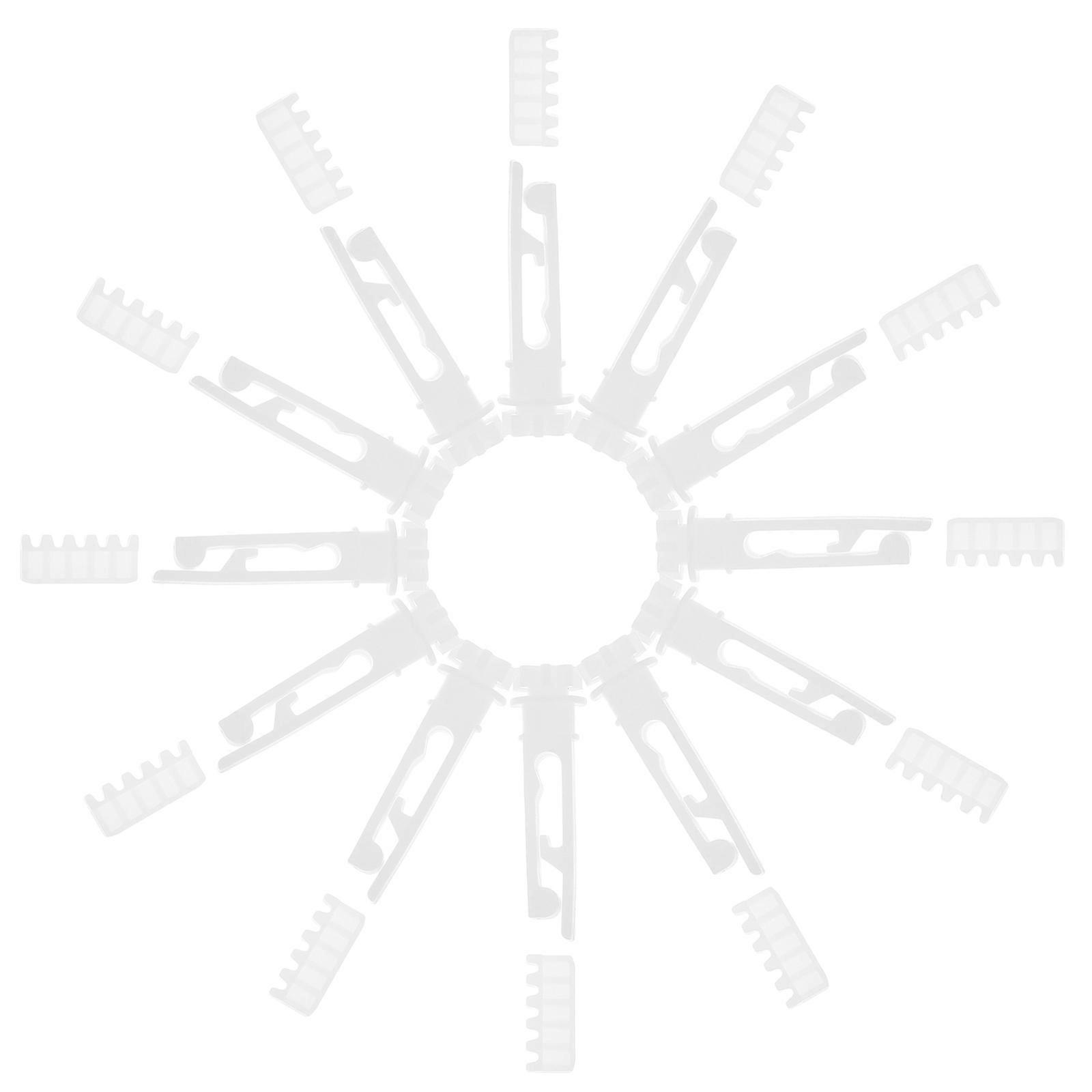 Plastic Vertical Blind Repair Stems For Fixing Broken Window Blinds White Replacement Parts For Home Use 1Set