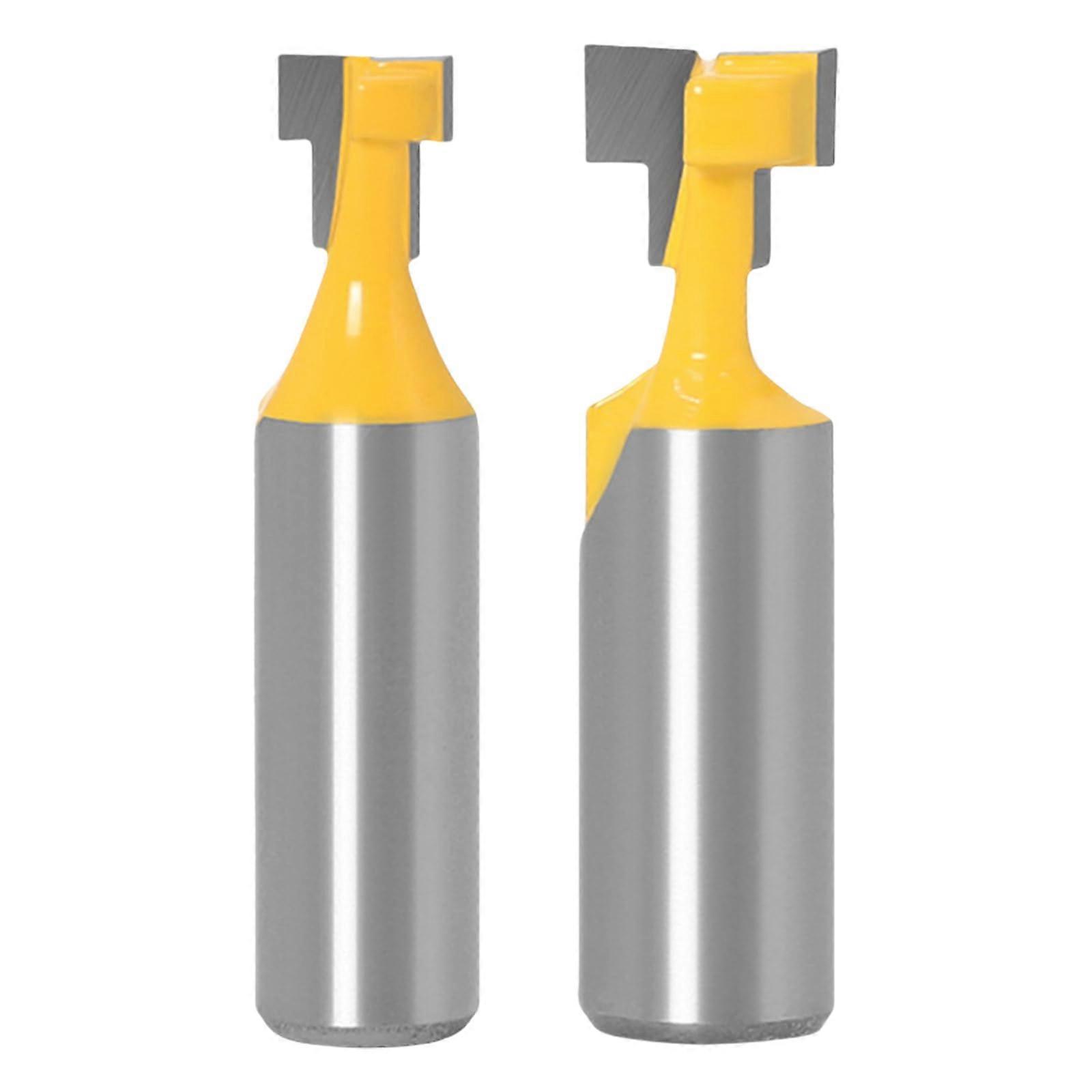 Steel Locking Hole Cutter for Precise Cutting in Furniture and Home Renovation, 12 Shank, 2Piece Set of Keyhole