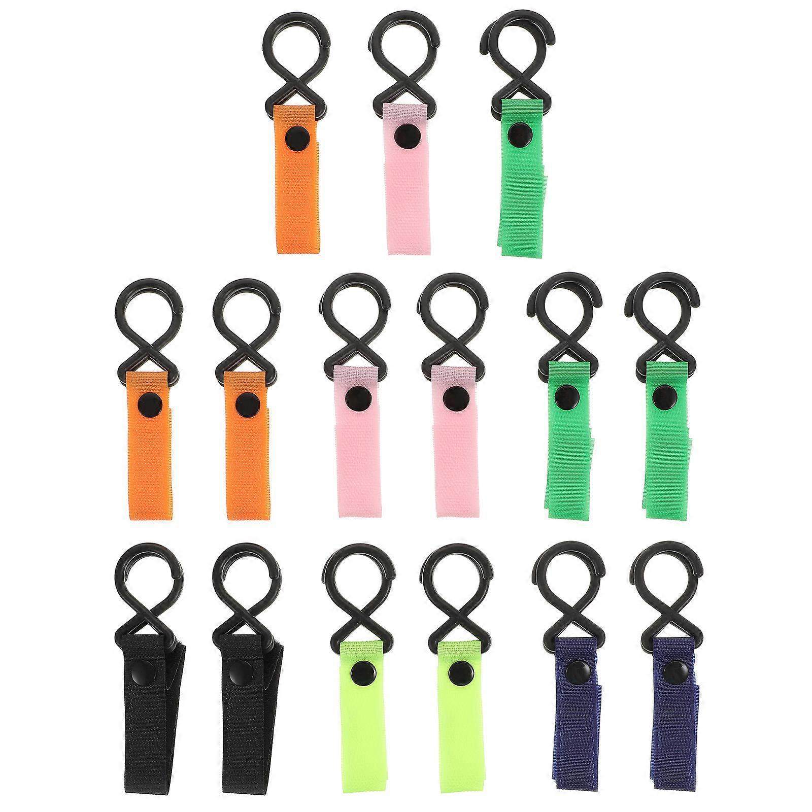Stroller Hooks Set of 15 Non-slip Hangers for Baby Carriage with Perfect Craftsmanship Assorted