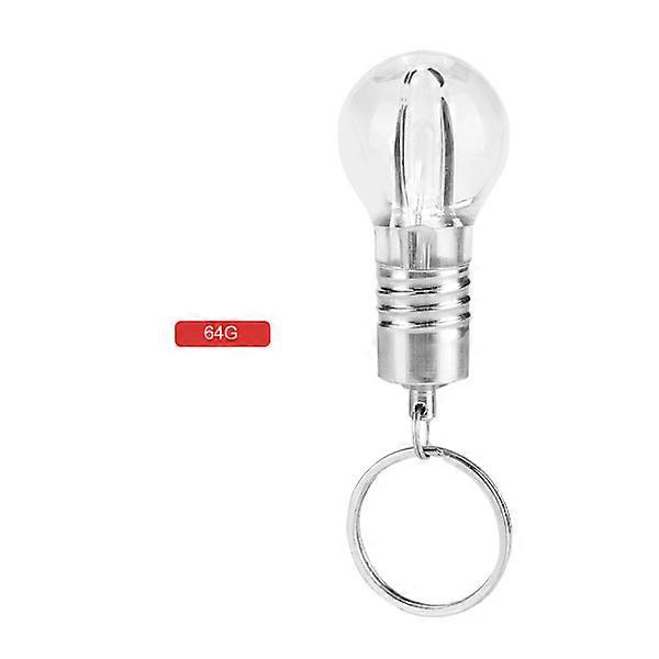 Unique U-disk Colorful Breathing Light USB 2.0 Flash Drive Memory Card (64G)