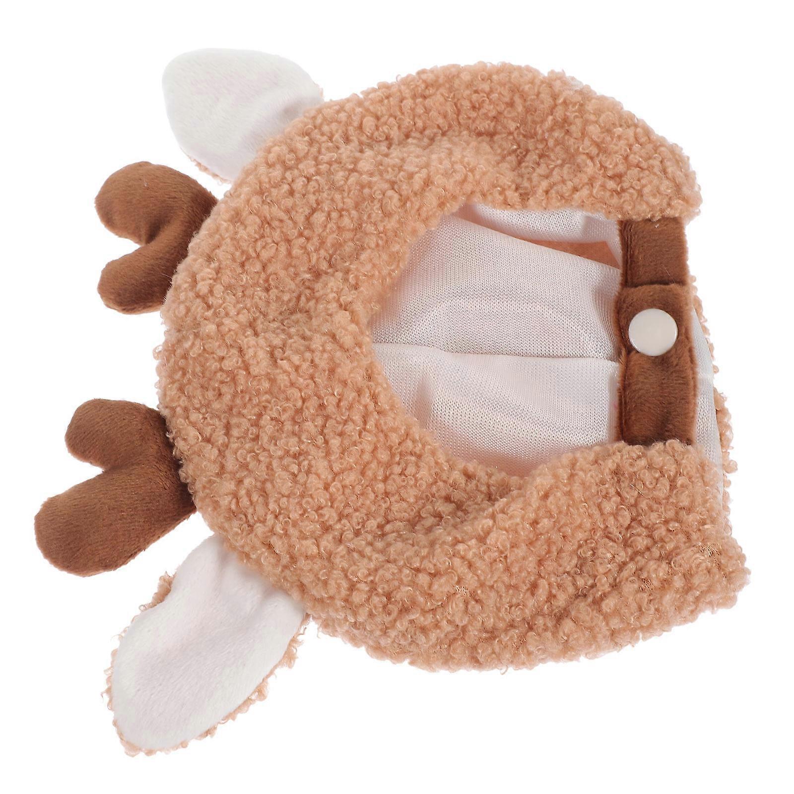 Plush Doll Hat Mini Cartoon Style Craft Projects Cute Shaped Soft 1Pcs