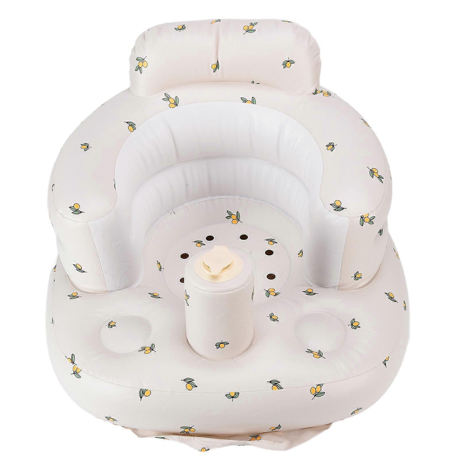 Multifunctional Baby PVC Inflatable Spine Protection Bathroom Sofa Learning Eating Dinner Chair#1