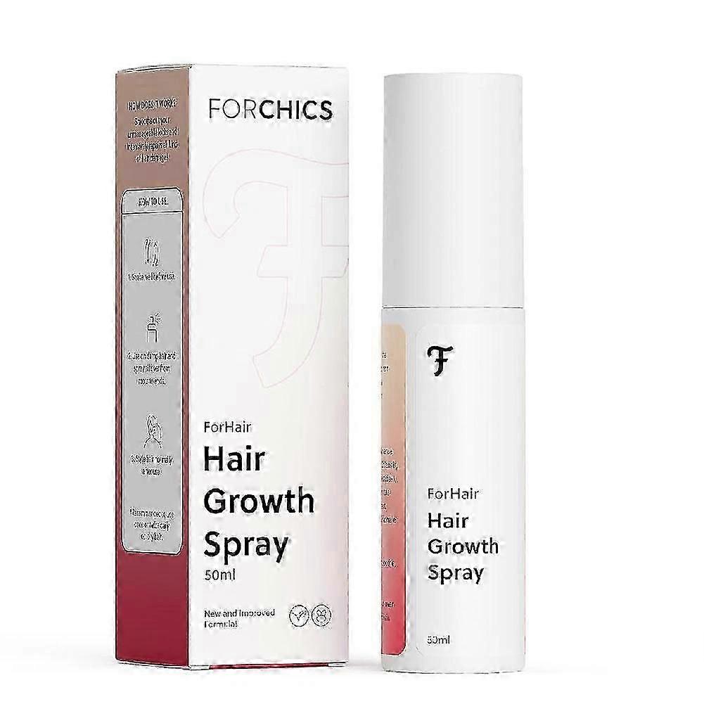 Huile de croissance des cheveux en spray, formule non grasse, sans hormones