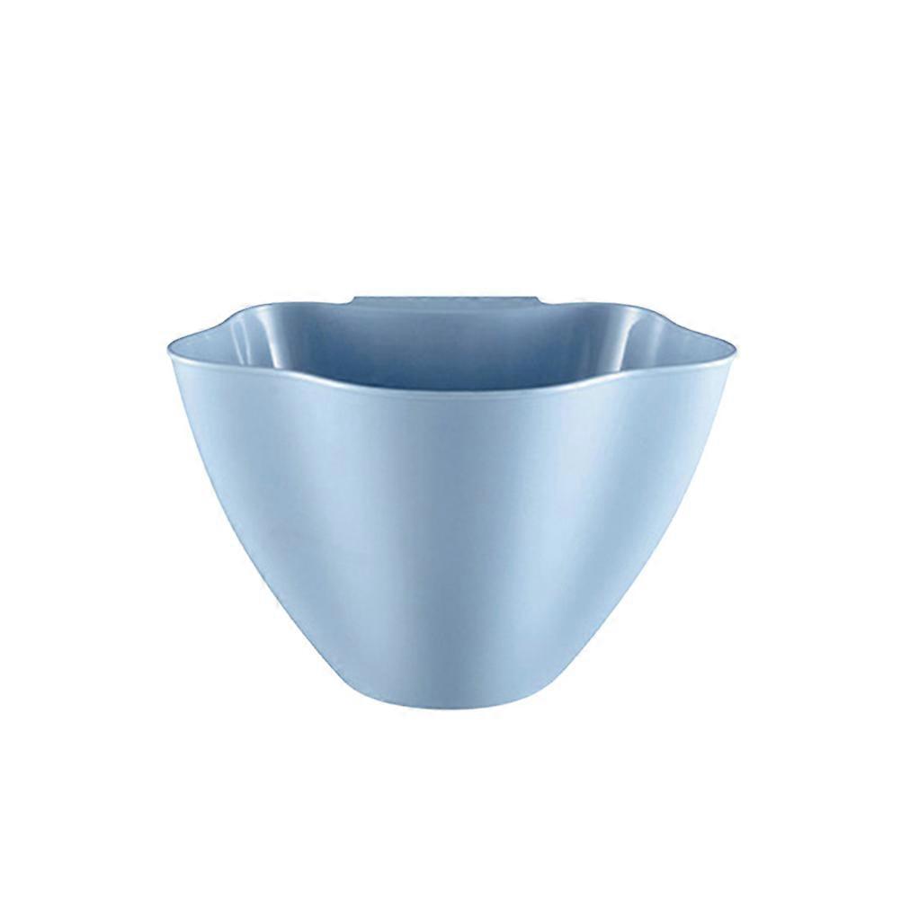 Blue Hanging Trash Can for Home Use Made of PP Material Handy and with Smooth Surface 7.87"x3.94"x9.84"