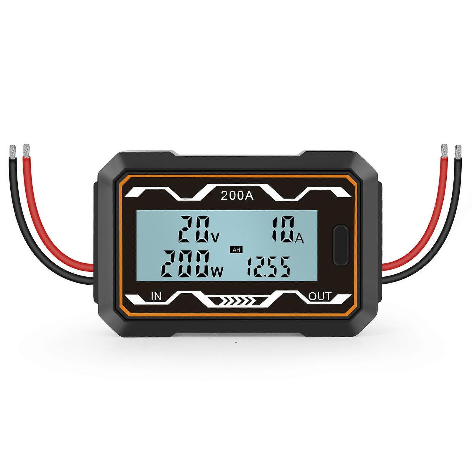 High Precision DC Power Meter Power Analyzer Voltage Current Power Meter Battery Voltage Amp Meter