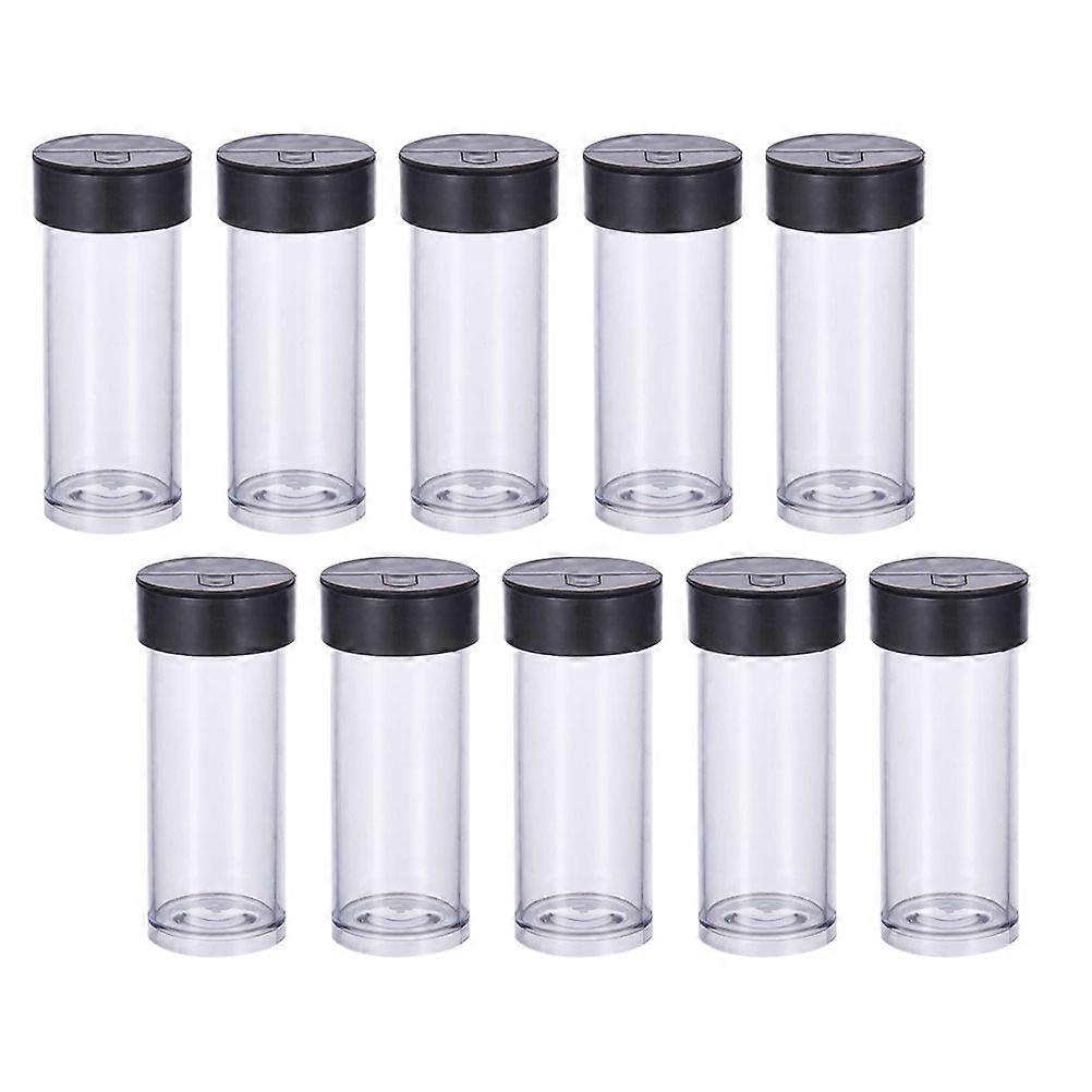 40pcs Transparent Reusable Beads Storage Tubes with Lid for Crafts, DIY Projects and Item Organization – Easy to Identify and Hang