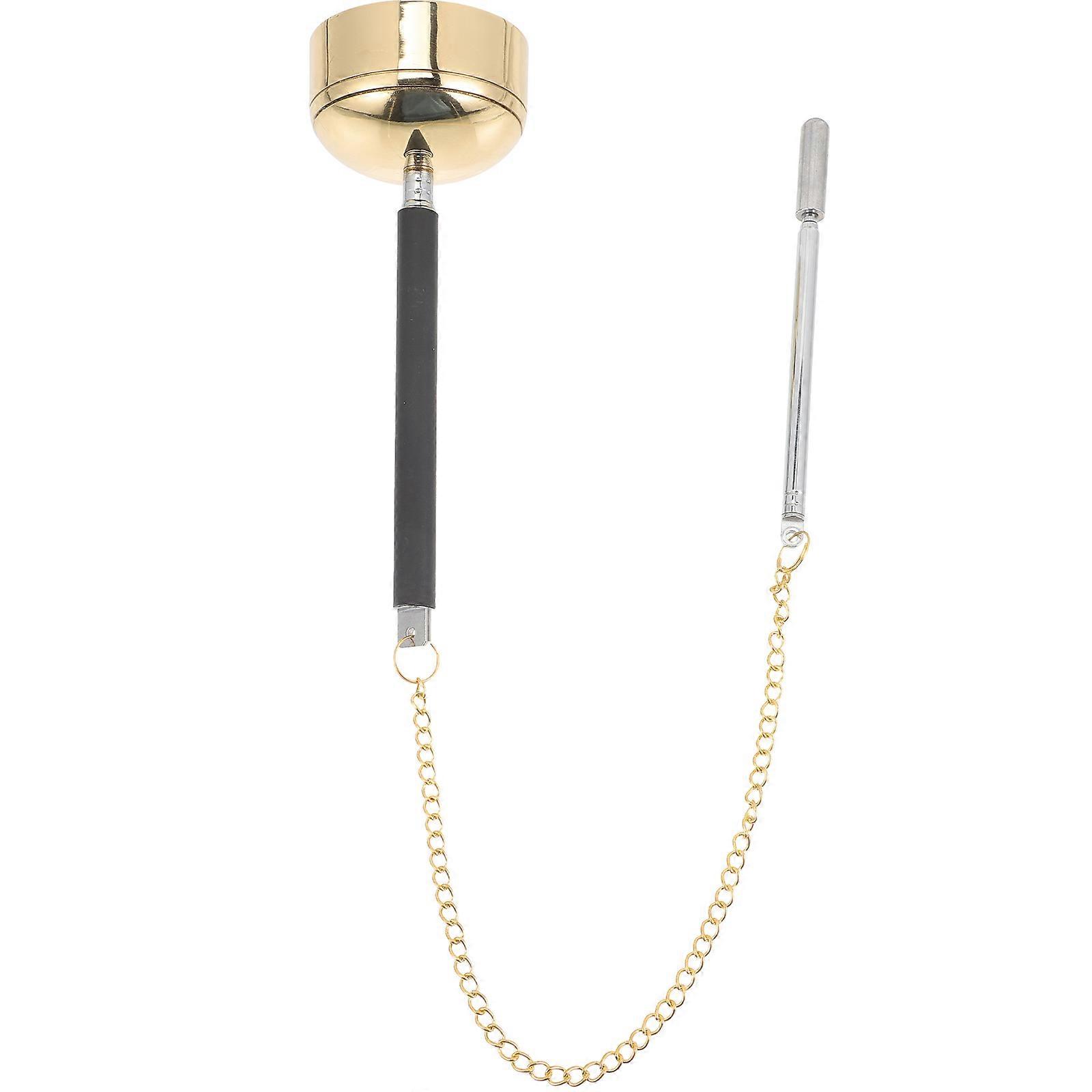 Golden Brass Yin Qing Buddhist Musical Instrument for Playing Loud and Crisp Sound 4.5 Inches