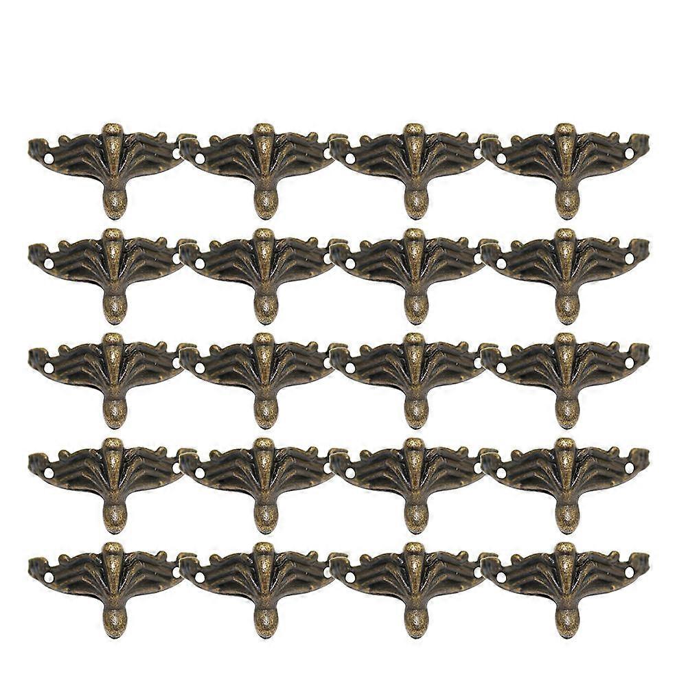 27x16mm Zinc Alloy Sofa Support Feet Tiny Leg Shape Ideal For Home Decoration 20Pcs