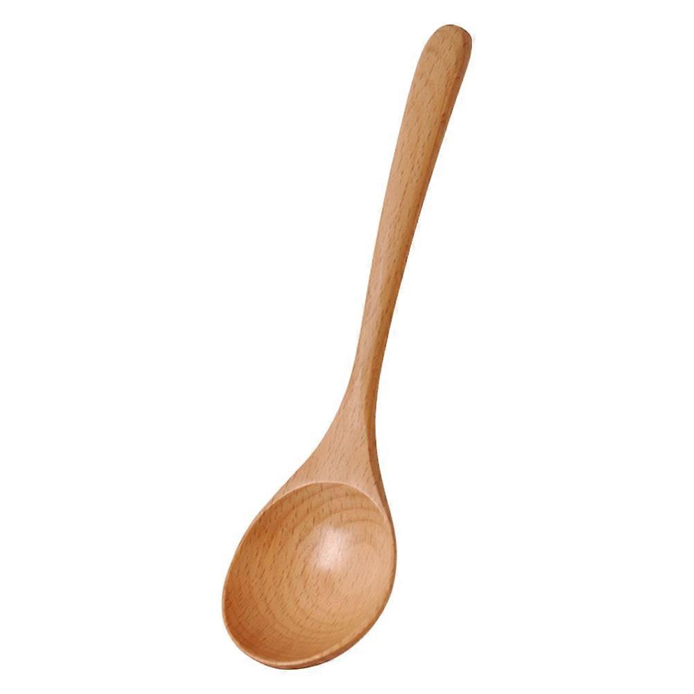 Brown Plastic Soup Spoon for Home Use with Comfortable Handle and Creative .5 inches