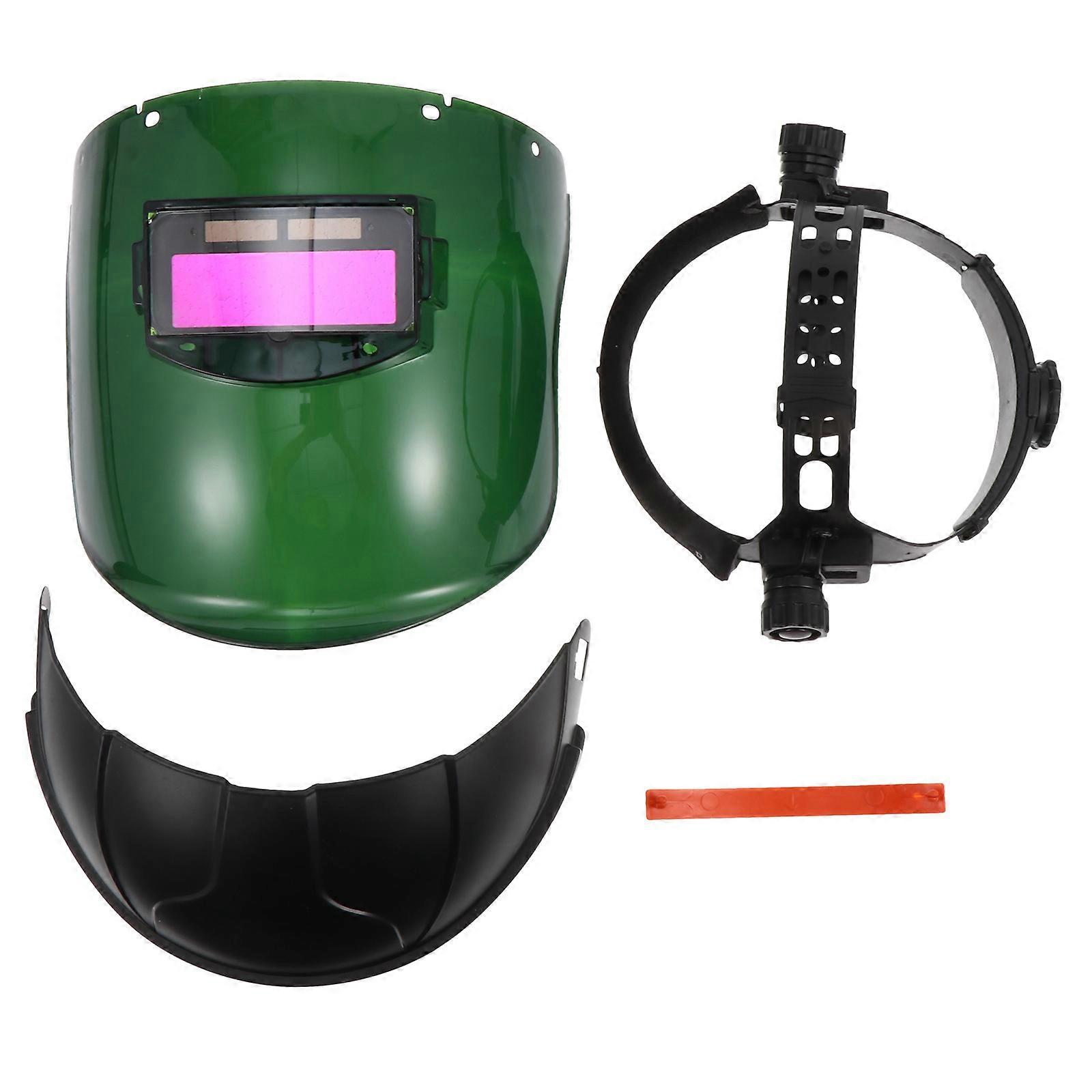 View-Type Welding Hood With Auto-Darkening Feature 24X23.5CM For Industrial Use Material 1 Set