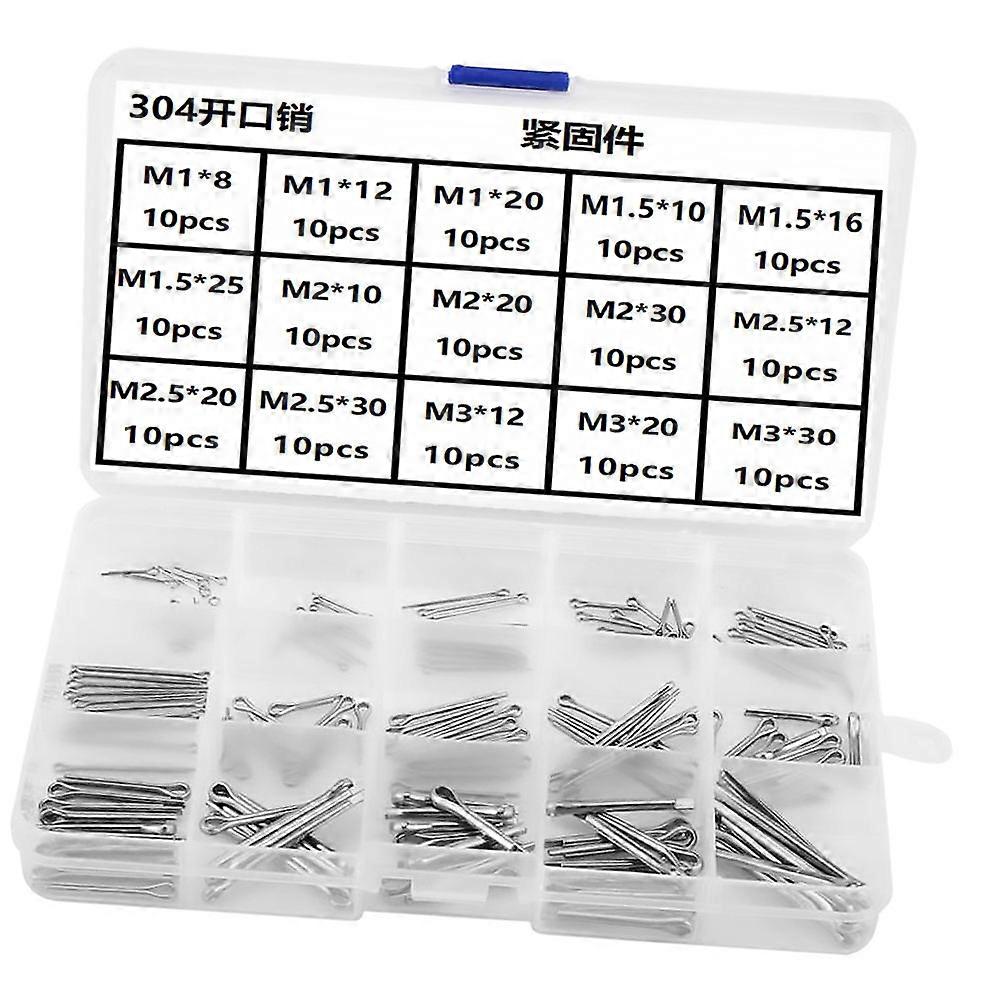 Stainless Steel Spring Pin 150Pcs Silver with Thread Protection for Home Use