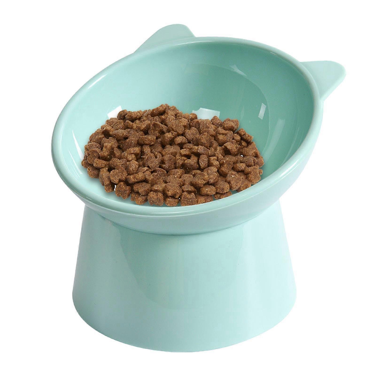 Ergonomic Cat Bowl, 45° Tilted Raised Cat Food Bowls, AntiSpill Tilted Cat Food Bowls