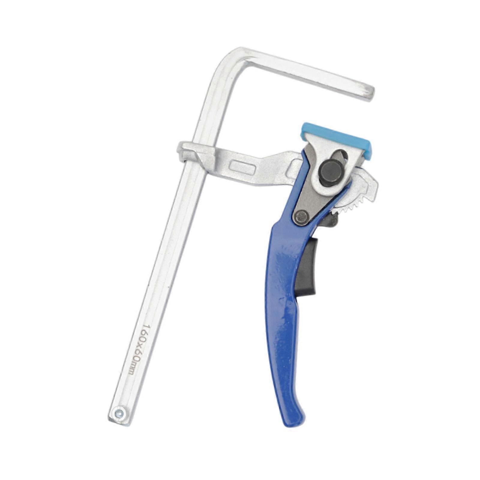 Ratchet Table Clamp, Adjustable Woodworking Clamp for Grinding, Alloy Construction