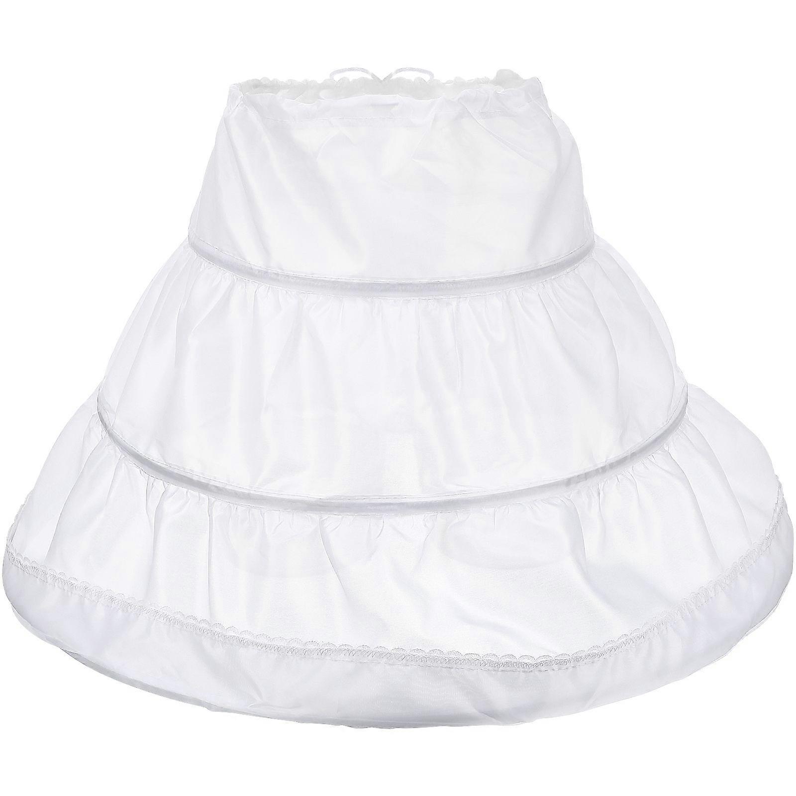 Jupon pour fille, demi-jupe crinoline pour demoiselle d'honneur