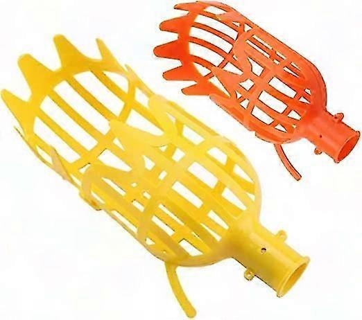 Fruit Picker Basket - Easy Assemble Picker for Orchard, Farm & Garden (Yellow)
