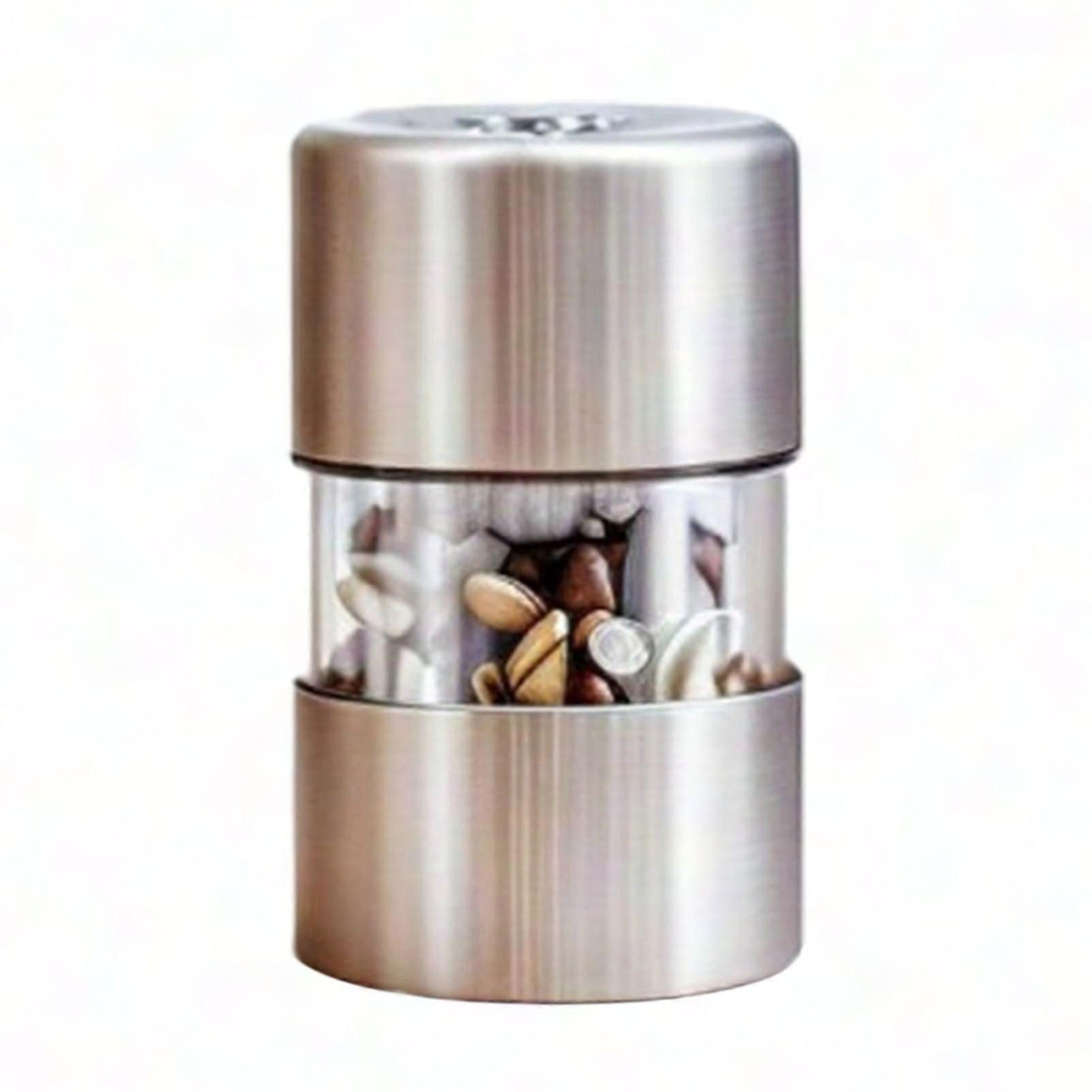 Mini Salt and Pepper Grinder Set - Professional Kitchen Spice Mill for Cooking